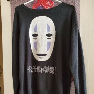 Studio Ghibli Spirted Away No Face Sweater